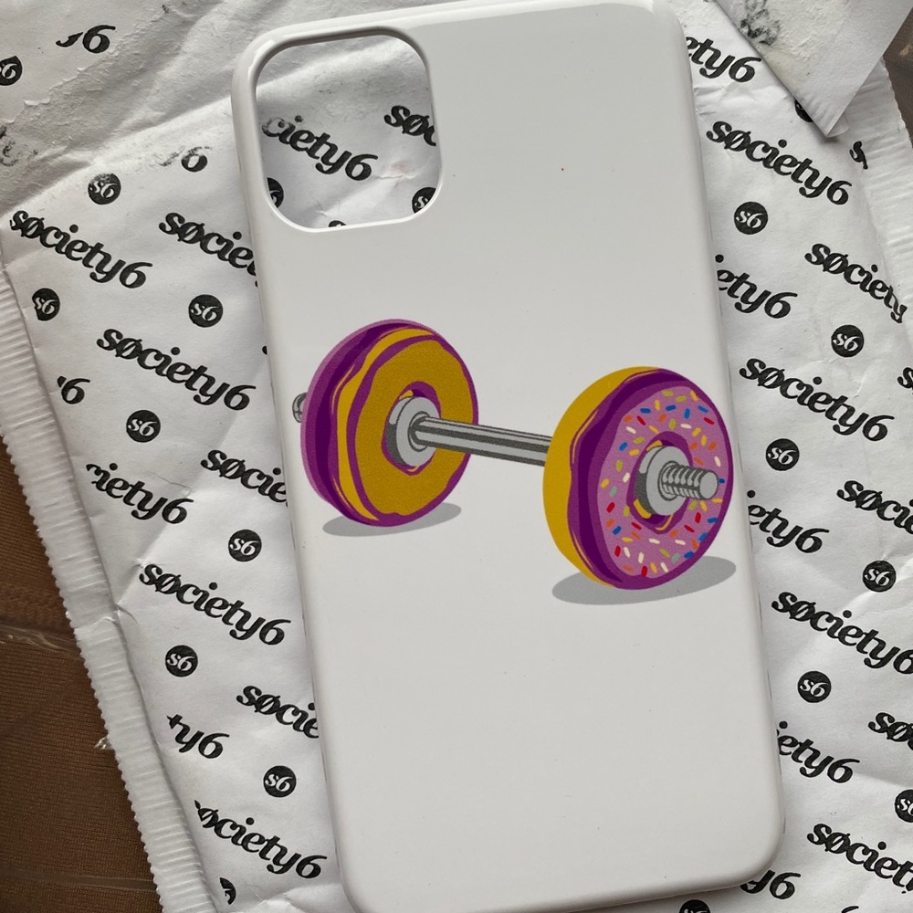 Brand new donut barbell iPhone 11 Pro Max case